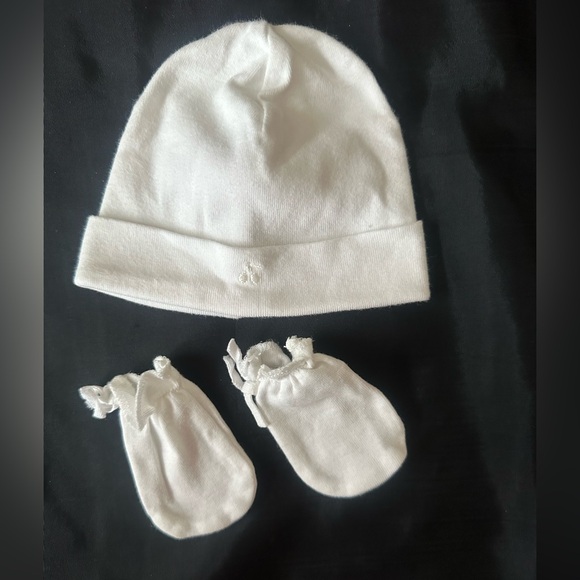 Bonpoint Infant Beanie Hat Set Size 1 - Picture 7 of 7